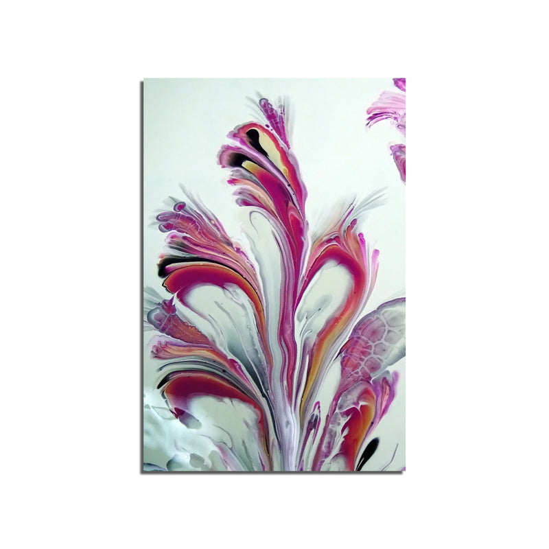 Abstract Floral Canvas Wall Painting