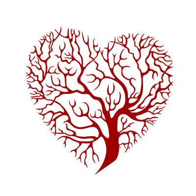 Heart Shaped Tree Premium Quality Wall Sticker