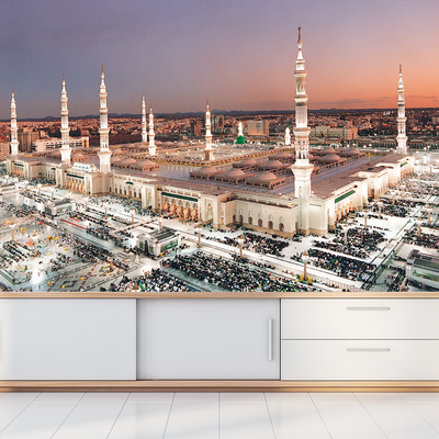Makka Madina Digitally Printed Wallpaper