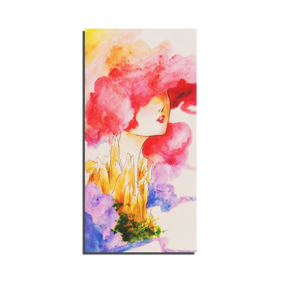 Abstract Lady Canvas Wall Painting