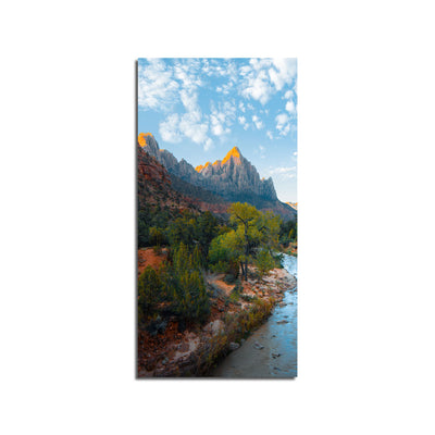 Nature And Beautiful Mountain Print On Canvas Wall Painting