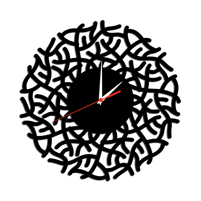 Engineered Design Wood Analog Wall Clock