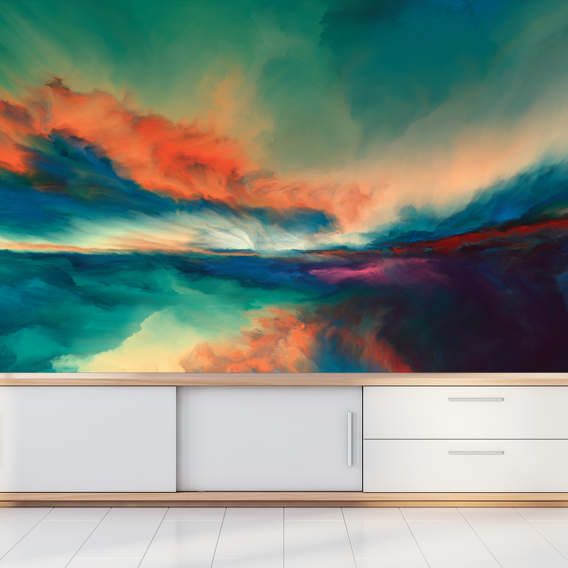 Attractive painting Digitally Printed Wallpaper