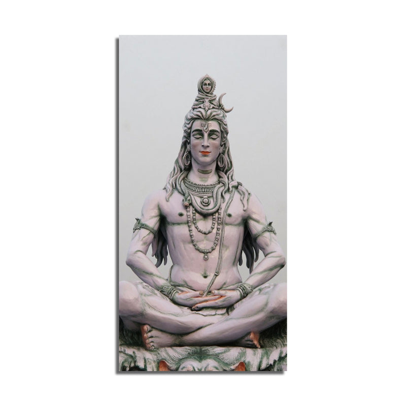 Lord Shiva Print On Canvas Wall Painting