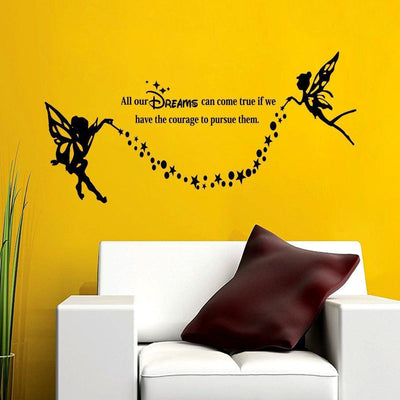 Fairy Quote Wall Sticker & Wall Decal
