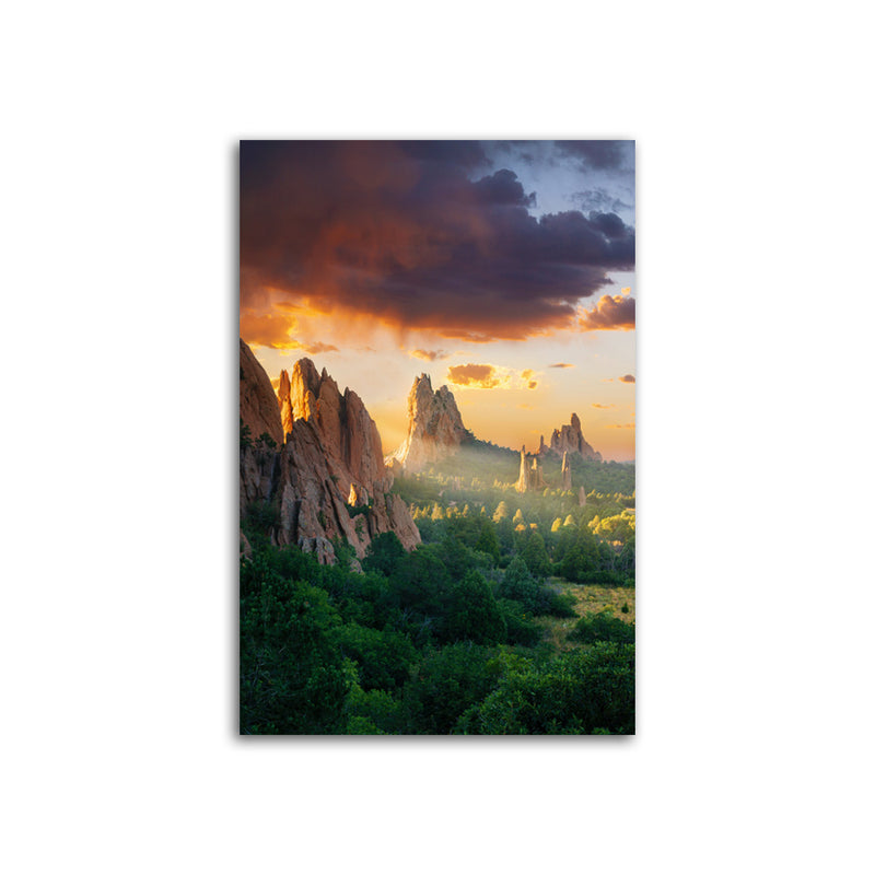 Mountain Forest Canvas Wall Painting