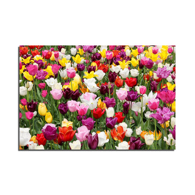 Flowers Print On Canvas Wall Painting