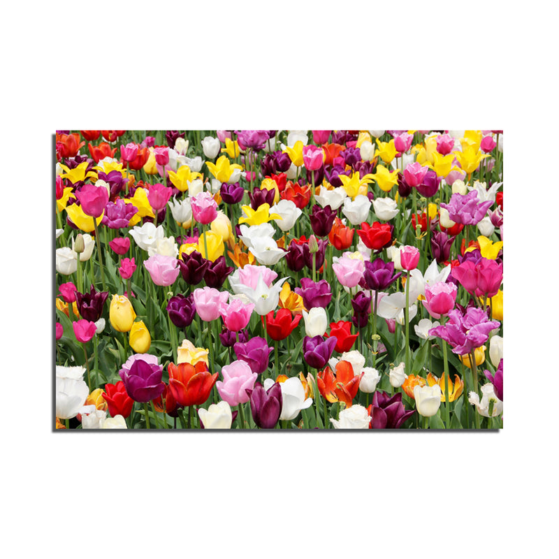 Flowers Print On Canvas Wall Painting
