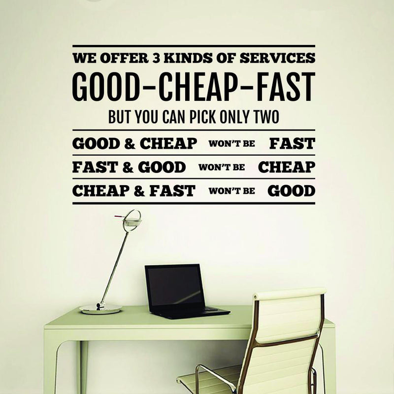 Funny Quote Wall Sticker And Wall Decal For Office