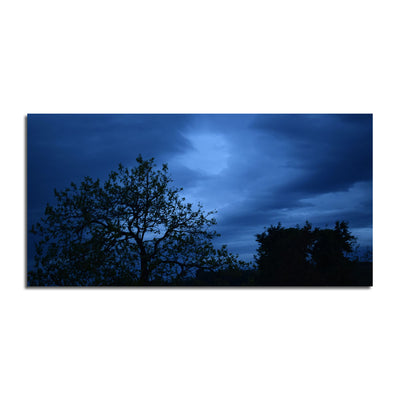 Blue Sky Night Scenery Canvas Wall Painting