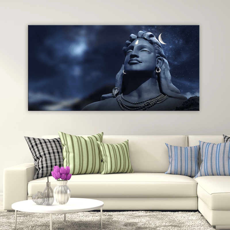 Lord Shiva Mahakal Canvas Print Wall Painting