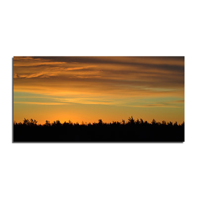 Dark Sunset Scenery Canvas Wall Painting