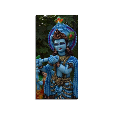Krishna Ji Print On Canvas Wall Painting
