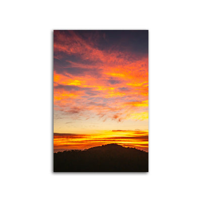 Golden View In Sunset Canvas Wall Painting