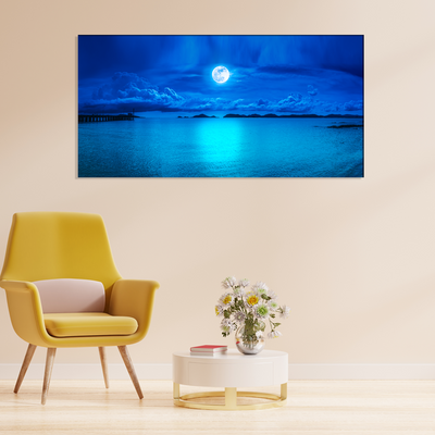 Blue Heaven in Earth Canvas Wall Painting