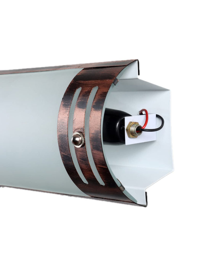 Copper Finish Frosted Glass Bath Light for Wash Basin & Mirror ,BL104