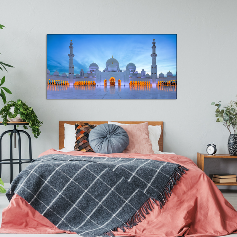 Grand Mosque Center Canvas Wall Painting
