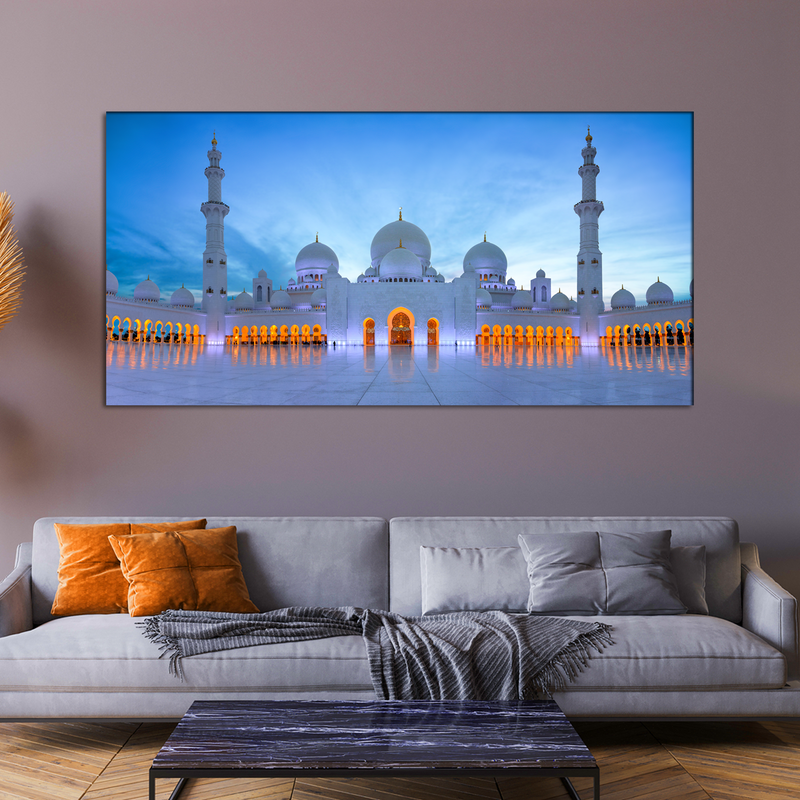 Grand Mosque Center Canvas Wall Painting