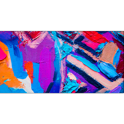 Colourful Abstract Canvas Wall Painting