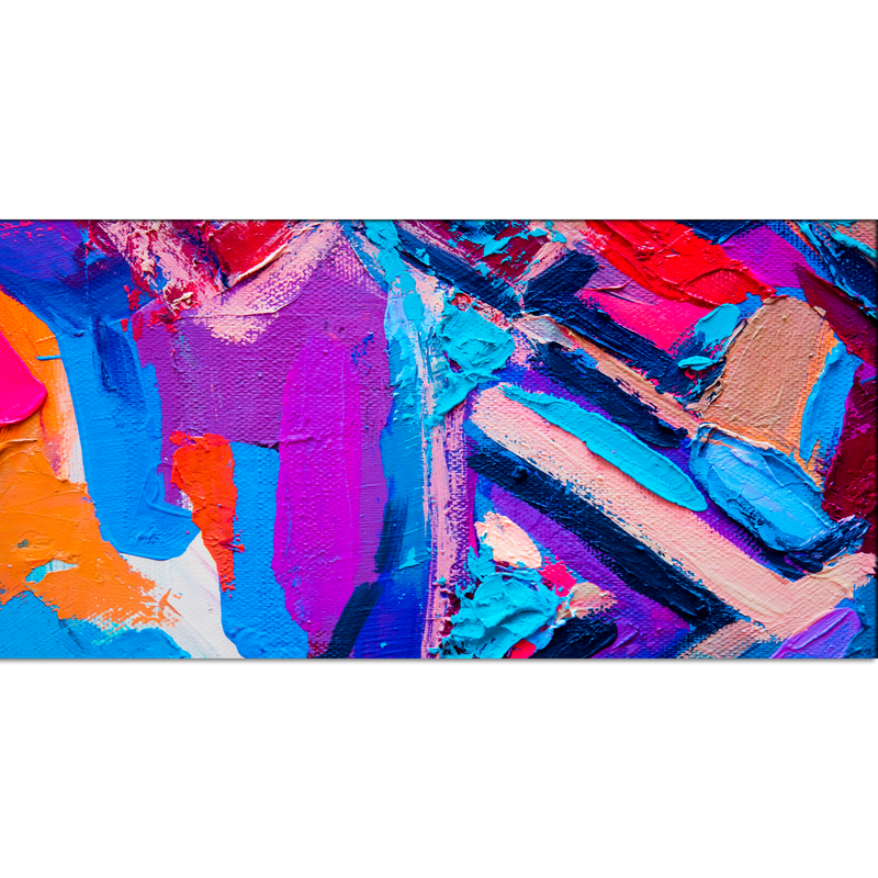 Colourful Abstract Canvas Wall Painting