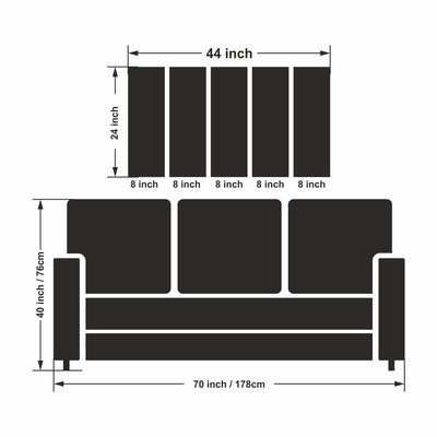 Artistic Abstract Art Canvas Wall Painting- With 5 Frames