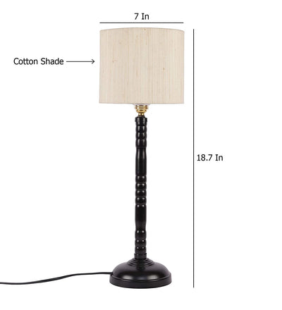 Off-White Cotton Table lamp