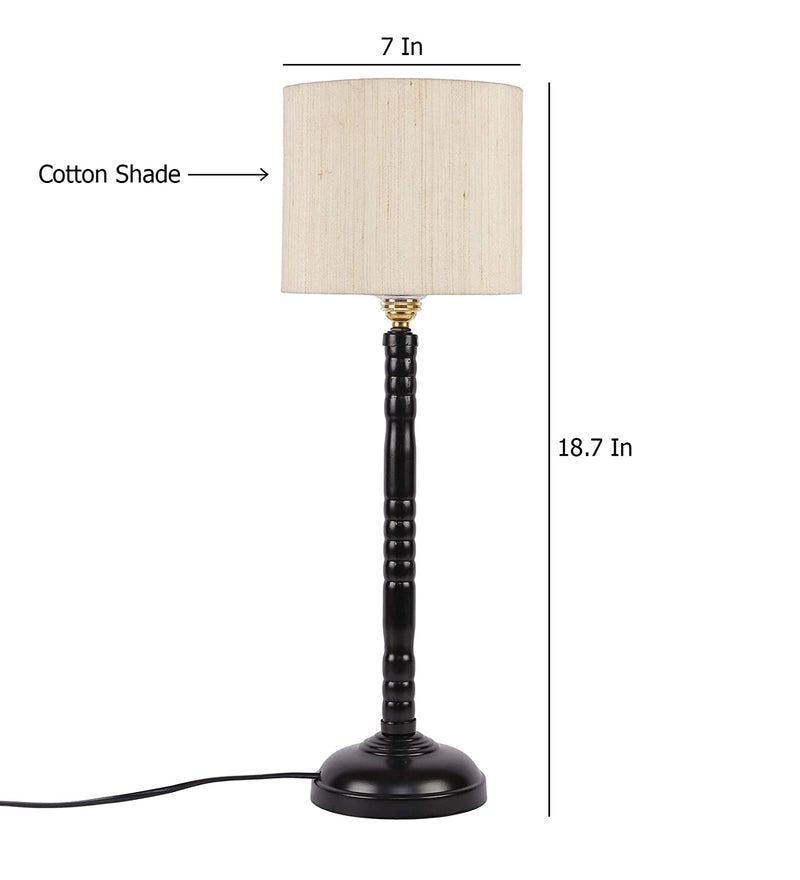 Off-White Cotton Table lamp
