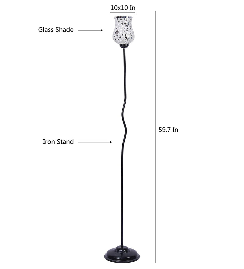 Iron Floor Standing Lamp (Multicolour)