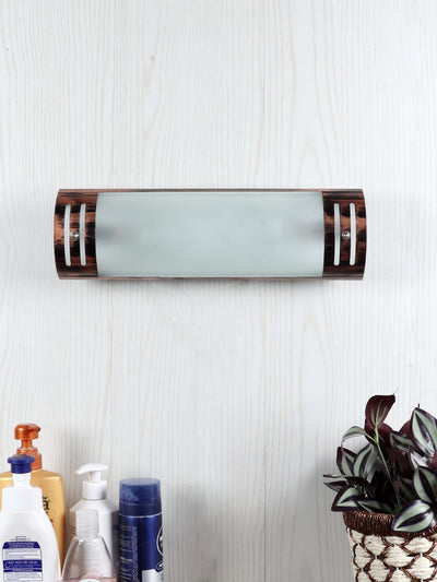 Copper Finish Frosted Glass Bath Light for Wash Basin & Mirror ,BL104