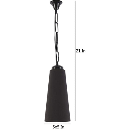 Conical Black Hanging for Home Décor (Conical Black)