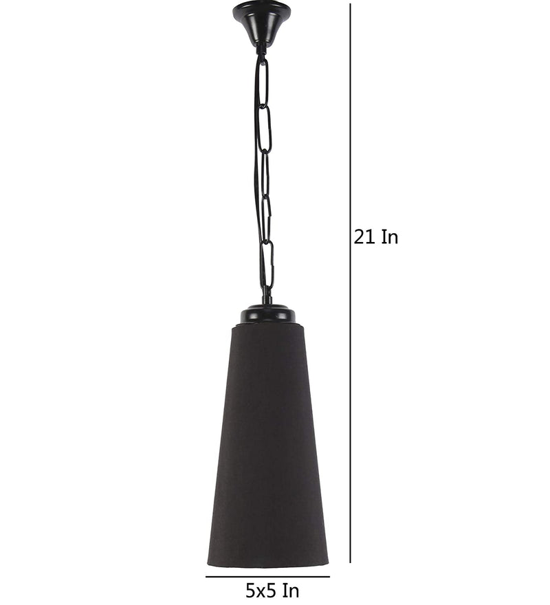 Conical Black Hanging for Home Décor (Conical Black)