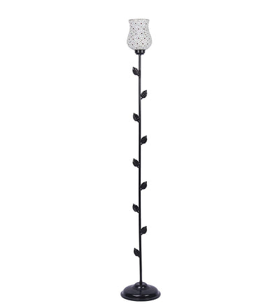 Mosaic Glass Leaf Floor lamp