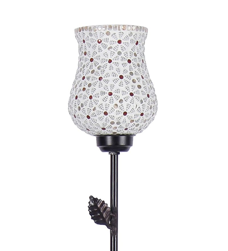 Mosaic Glass Leaf Floor lamp