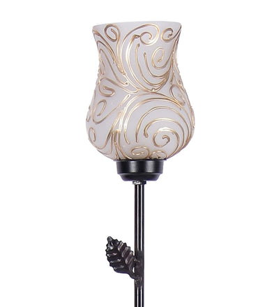 Golden Designer Plain Patti /Fashionable Wrought Iron Floor Lamp for Home Decor (Golden, Medium)