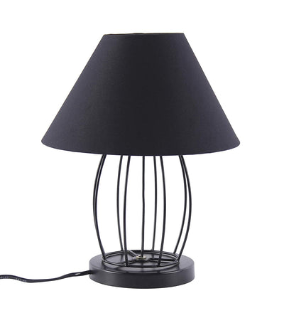Cotton Black Table Lamp