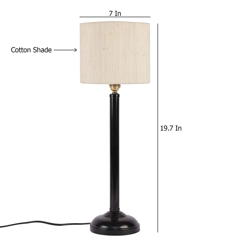 Off-White Cotton Table lamp