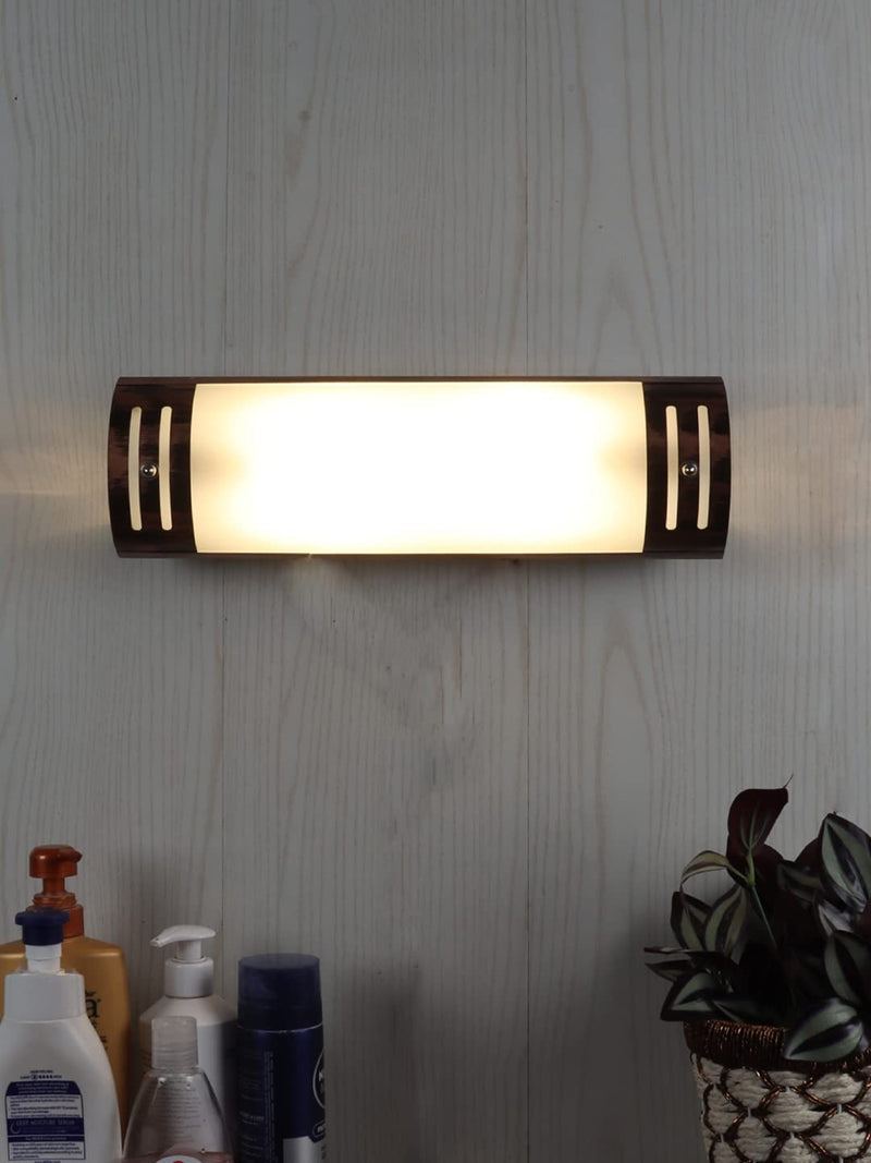 Copper Finish Frosted Glass Bath Light for Wash Basin & Mirror ,BL104