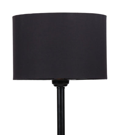 Black Cotton Floor lamp