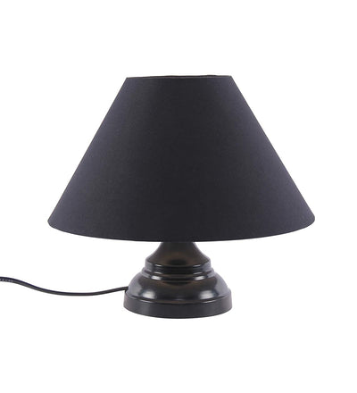 Black Cotton Table Lamp