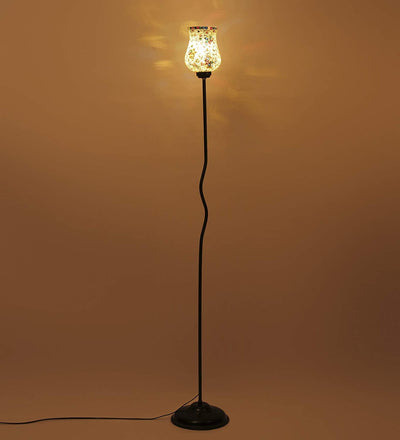 Iron Floor Standing Lamp (Multicolour)