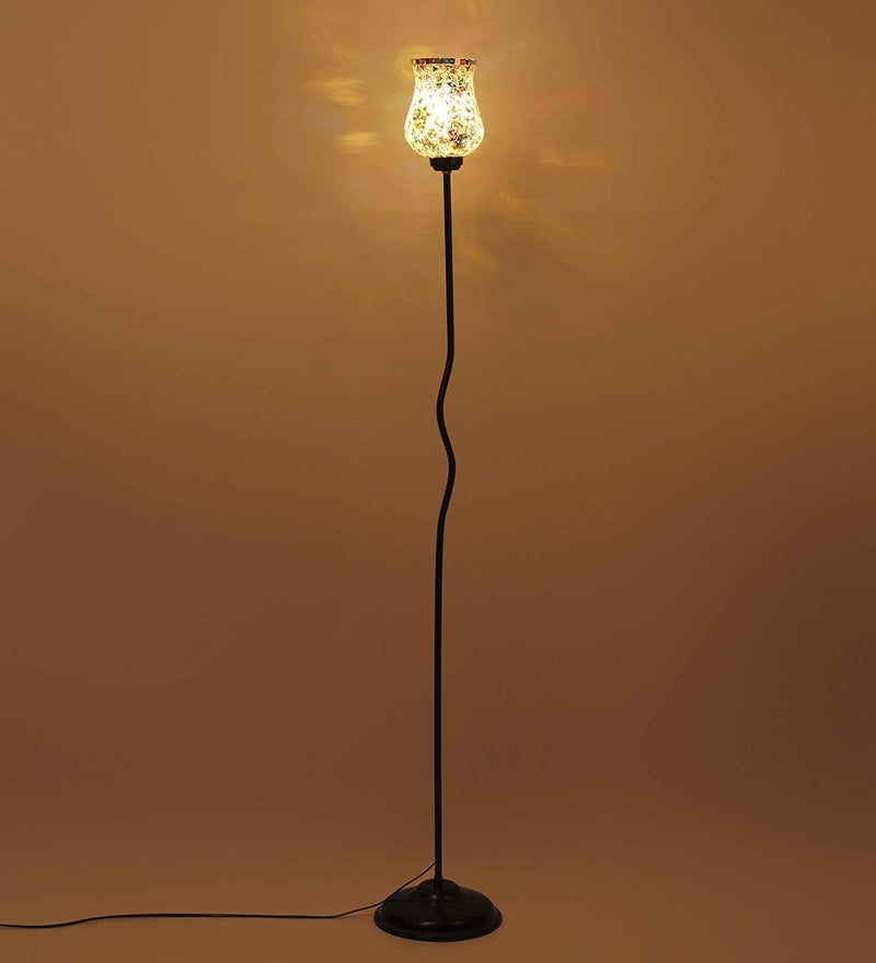 Iron Floor Standing Lamp (Multicolour)