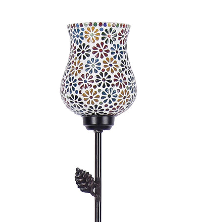 Mosaic Glass Leaf Floor lamp