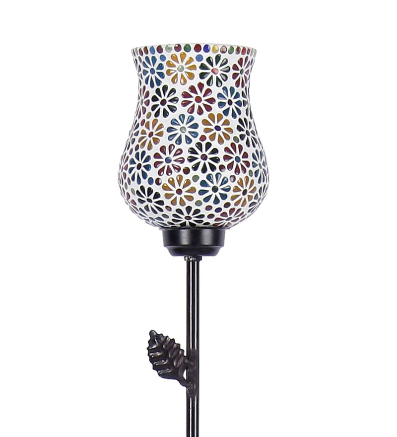 Mosaic Glass Leaf Floor lamp