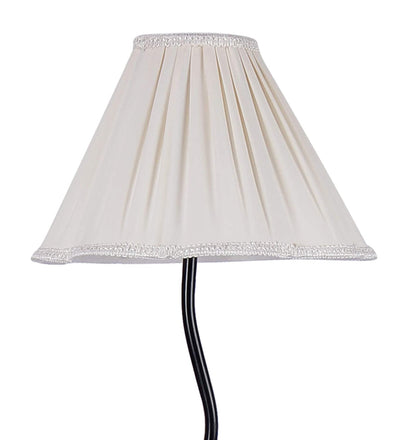 Off-White Cotton Floor Lamp