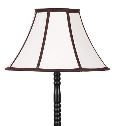 Cotton Multi-Colored Designer Iron Floor Lamp (Off - White)