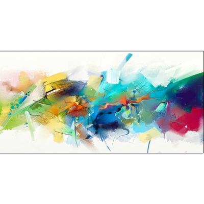 Acrylic Patch Abstract Canvas Print Wall Painting