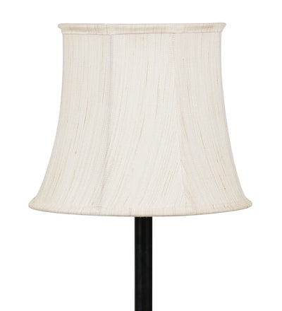 Off White Cotton Designer Stick Iron Floor Standing Lamp