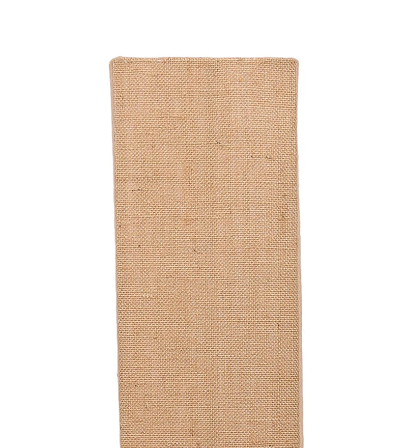 Jute Iron Square Floor Lamps (Beige)