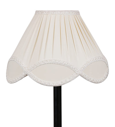 Off White Vintage Cotton Floor Lamp (Off White)