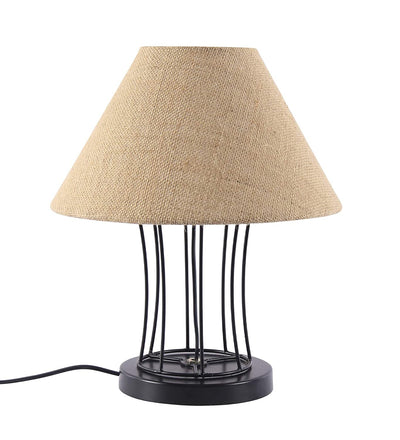 Beige Jute Table Lamp